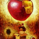 Para subir al cielo se necesita, una manzana grande y otra chiquita